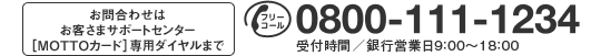 ���⍇���� 0800-111-1234 ��s�c�Ɠ�9������18��