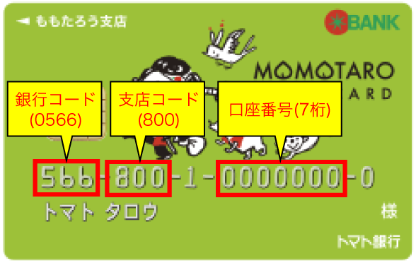 キャッシュカードイメージ