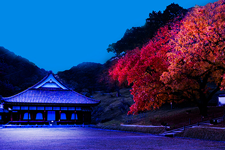 「閑谷学校の夜景」