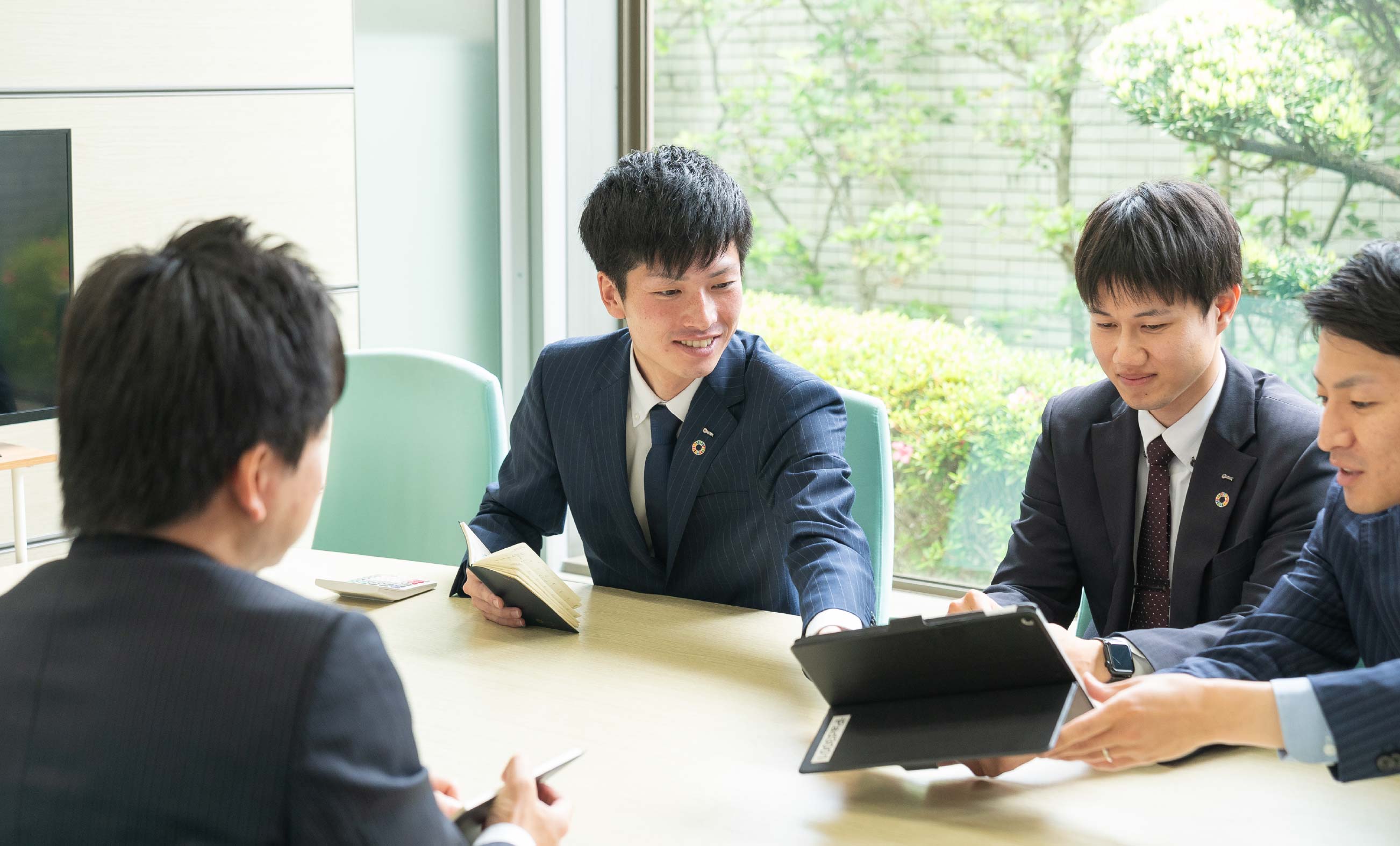 日常の仕事の様子
