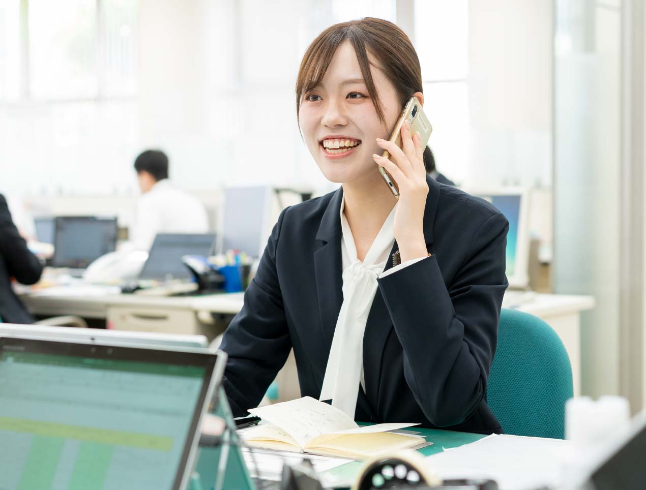 日常の仕事の様子