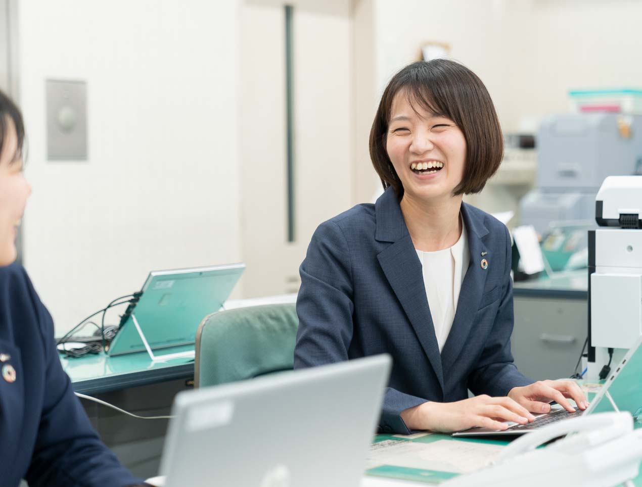 日常の仕事の様子