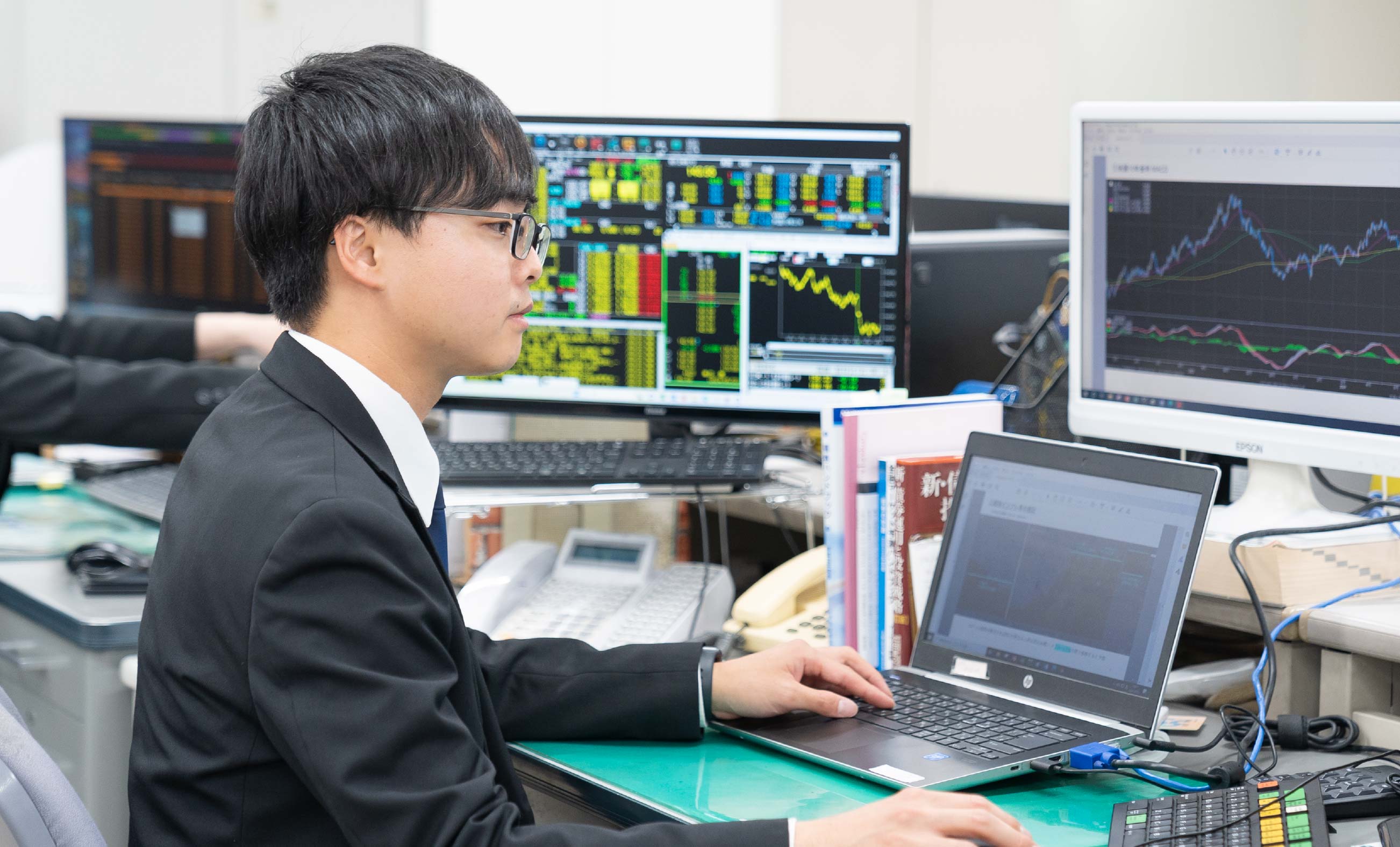 日常の仕事の様子