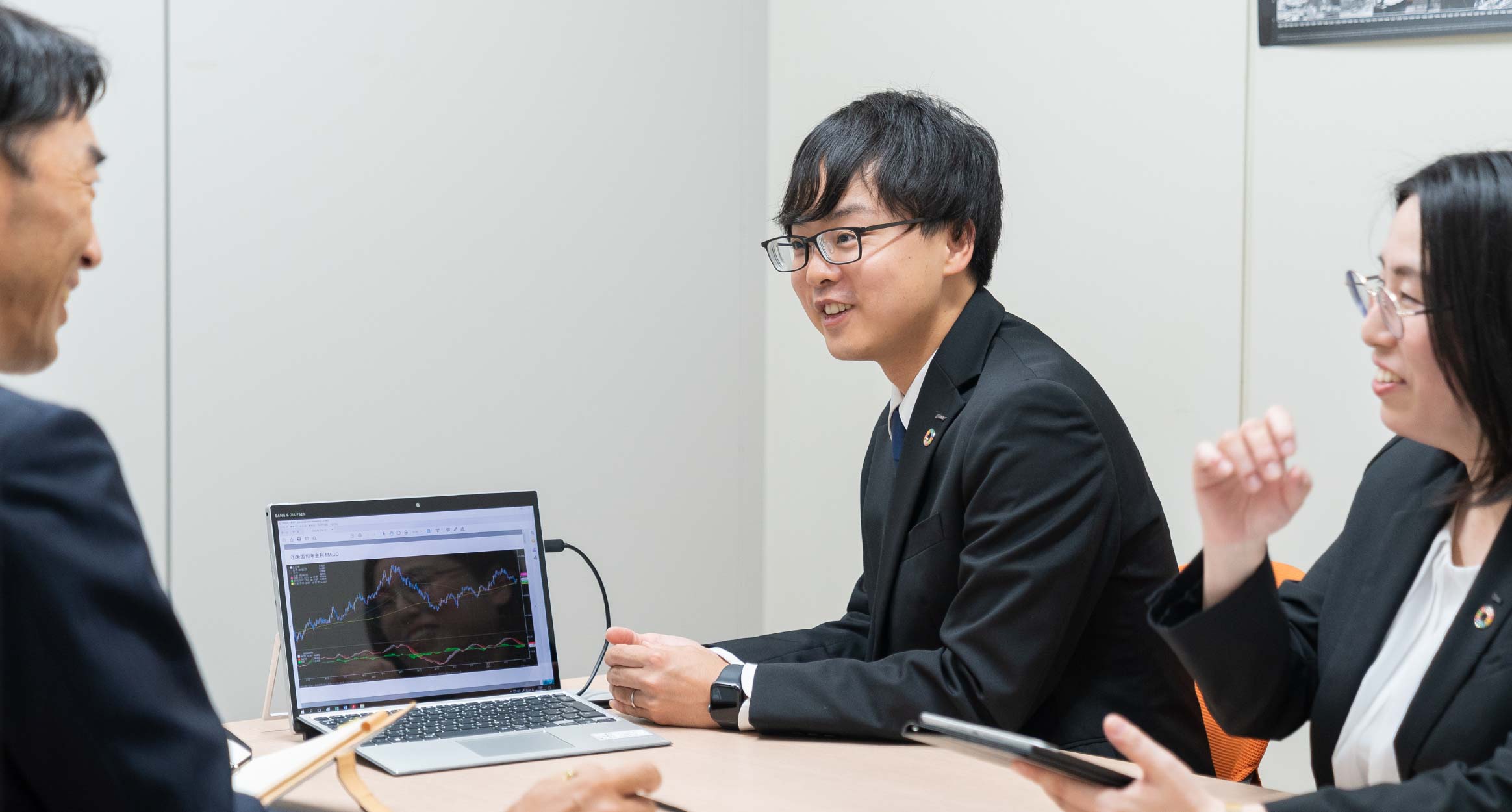 日常の仕事の様子