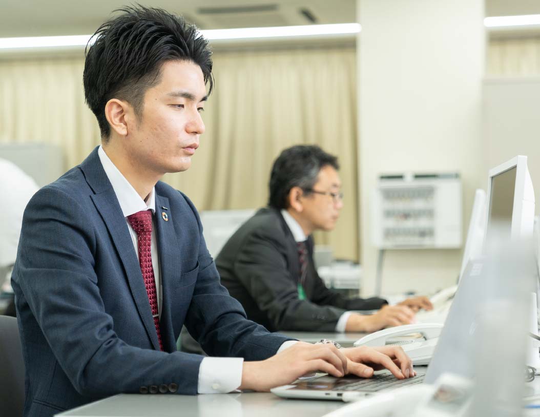 日常の仕事の様子