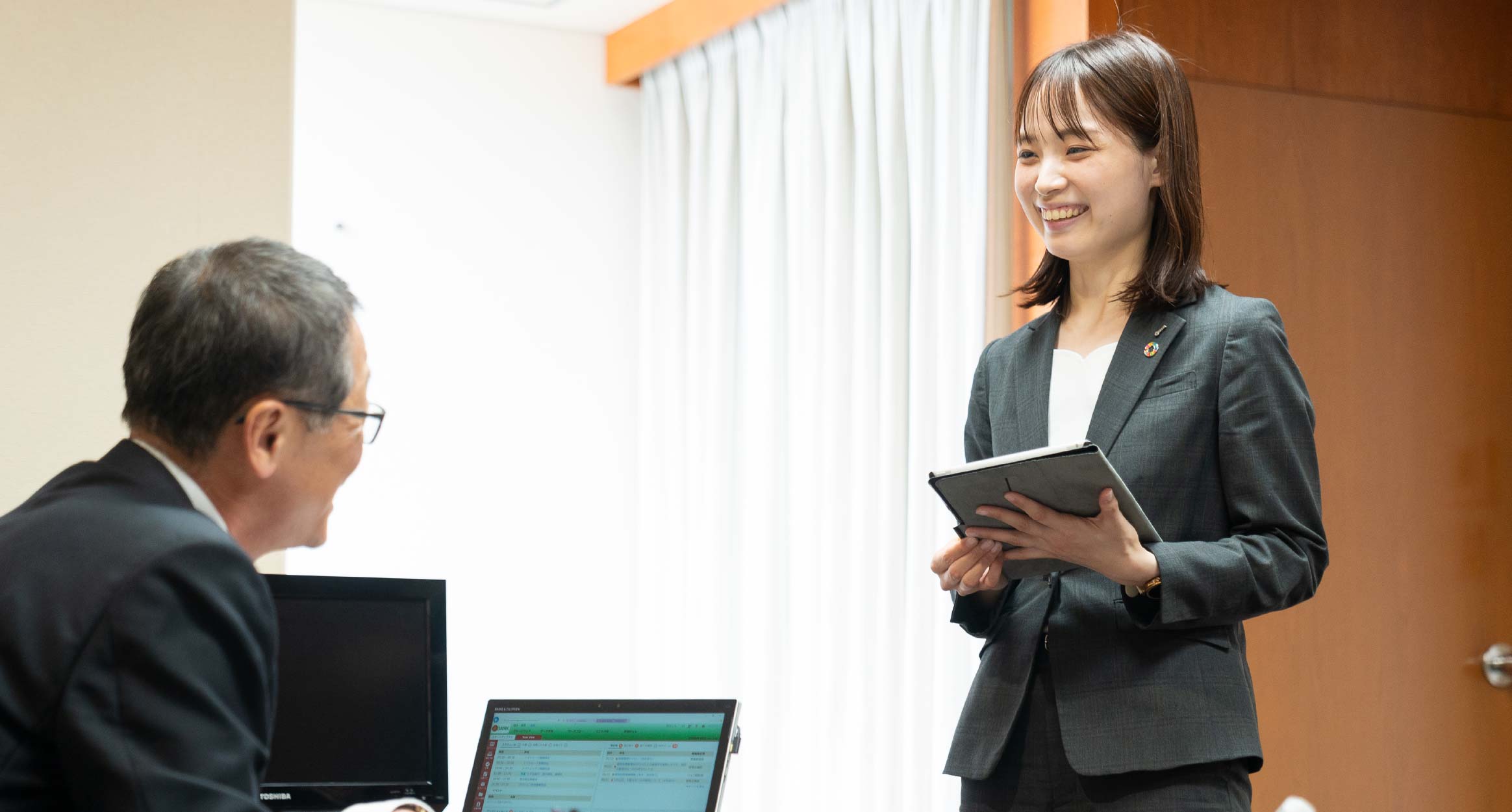日常の仕事の様子